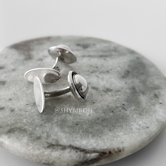 Vintage Niels Erik From .925 Sterling Silver Cufflinks - Picture 8 of 12